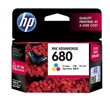 HP 680 Tri-color Original Ink Advantage Cartridge